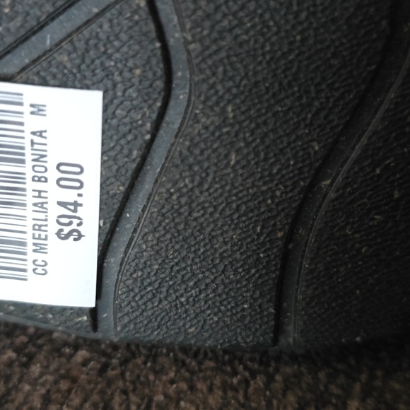 CLARKS BRAND WOMEN'S BLACK LEATHER SUMMER SANDALS SIZE 12 - Picture 14 of 14